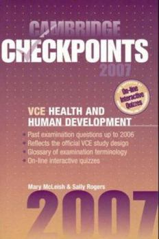 Paperback Cambridge Checkpoints VCE Health and Human Development 2007 Book