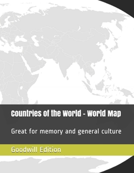 Countries of the World - World Map: Great for memory and general culture