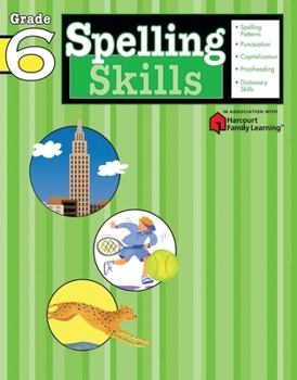 Paperback Spelling Skills, Grade 6 Book