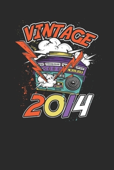 Vintage 2014: Graph Paper Notebook – Birthday Gift or Anniversary Gift Idea