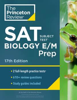 Paperback Princeton Review SAT Subject Test Biology E/M Prep, 17th Edition: Practice Tests + Content Review + Strategies & Techniques Book
