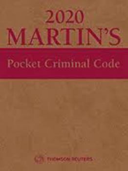 Paperback Pocket Criminal Code 2020 Book