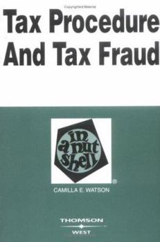 Hardcover Watson's Tax Procedure and Tax Fraud in a Nutshell, 3D Book