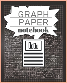 GRAPH PAPER NOTEBOOK: GraphPaper4x4_7.5x9.25_100_noBleed.pdf.Graphing Paper for Math & Science Students,4 Squares per Inch,Large - Cool Succulent Geometric Design .