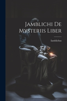 Paperback Jamblichi De Mysteriis Liber [Latin] Book