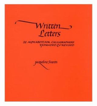 Paperback Written Letters: 33 Alphabets for Calligraphers Book
