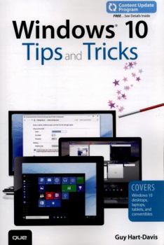Paperback Windows 10 Tips and Tricks Book