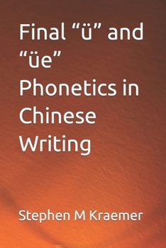 Paperback Final ü and üe Phonetics in Chinese Writing Book