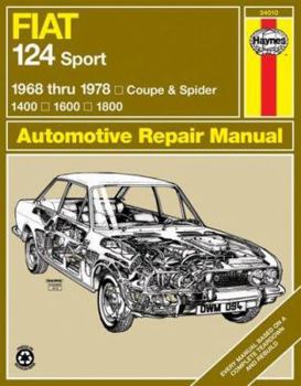 Paperback Fiat 124 Sport 1968 Thru 1978: Coupe & Spider: 1400: 1600: 1800 Book