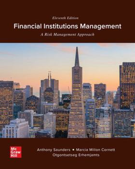 Hardcover Mhe High School Financial Institutions Management: A Risk Management Approach Book