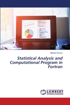 Paperback Statistical Analysis and Computational Program in Fortran Book