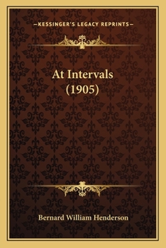 Paperback At Intervals (1905) Book
