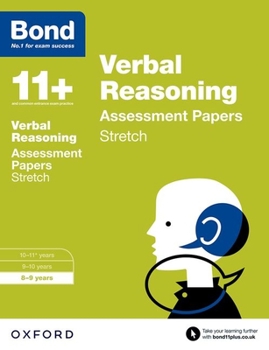 Paperback Bond 11+: Verbal Reasoning: Stretch Papers Book