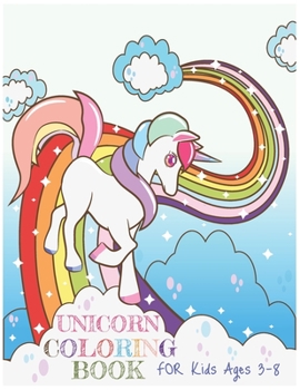 Paperback Unicorn Coloring Book: For Kids Ages 3-8 Book