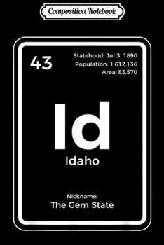 Composition Notebook: Idaho Iowa Funny Geography Mix up Gem State Gift  Journal/Notebook Blank Lined Ruled 6x9 100 Pages