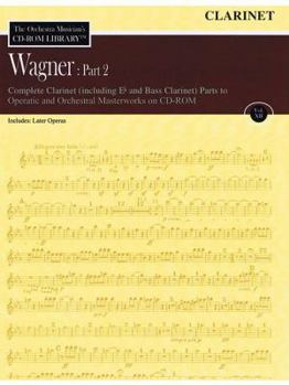 CD-ROM Orchestra Musician's CD-ROM Library Vol. 12 Wagner Part 2 Clarinet Book