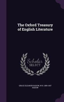The Oxford Treasury of English Literature