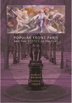 Paperback Popular Front Paris and the Poetics of Culture Book