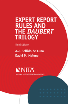 Spiral-bound Expert Report Rules and the Daubert Trilogy Book