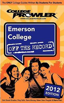 Paperback Emerson College 2012: Off the Record Book