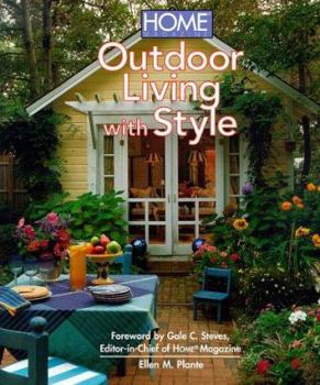 Hardcover Home Magazine Outdoor Living with Style Book