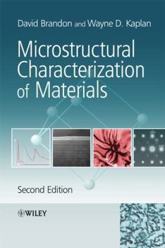 Paperback Microstructural Characterization of Materials Book