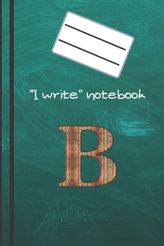 « I write » Notebooks: Notebook line for college school student teacher various activities.