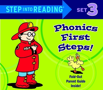 Paperback Step Into Reading Set 3 Phonics First Steps Box Set: Includes 8 Easy-To-Decode Books and Parent Guide Book