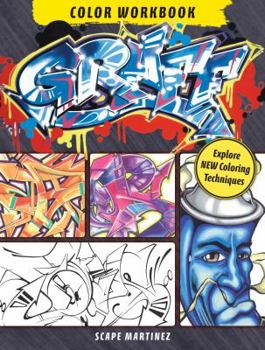 Spiral-bound Graff Color Workbook: Explore New Coloring Techniques Book