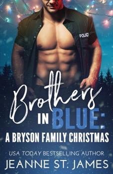 Paperback Brothers in Blue: A Bryson Family Christmas Book