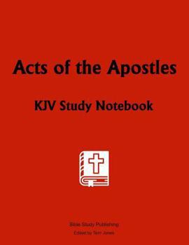 Paperback Acts of the Apostles: KJV Study Notebook Book