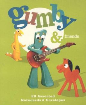 Paperback Gumby and Friends: 20 Notecards and Envelopes Book