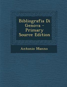 Paperback Bibliografia Di Genova [Italian] Book