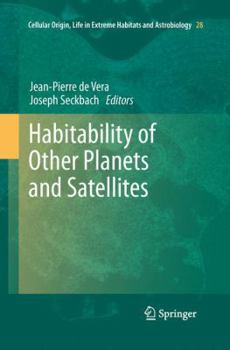 Paperback Habitability of Other Planets and Satellites Book