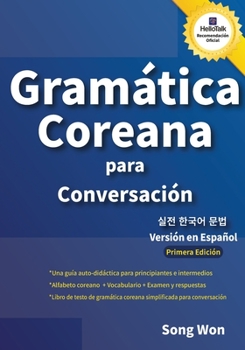 Paperback Gramática Coreana para Conversación [Spanish] Book