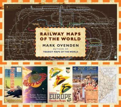 Hardcover Railway Maps of the World Book