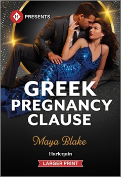 Mass Market Paperback Greek Pregnancy Clause [Large Print] Book