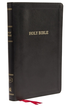 Imitation Leather KJV, Deluxe Thinline Reference Bible, Imitation Leather, Black, Red Letter Edition Book