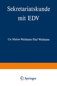 Paperback Sekretariatskunde Mit EDV [German] Book