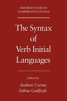 Paperback The Syntax of Verb Initial Languages Book