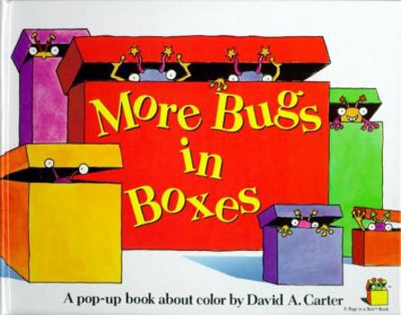 Hardcover More Bugs in Boxes: A Pop Up Book about Color Book