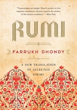 Paperback Rumi: A New Translation of Selected Poems Book
