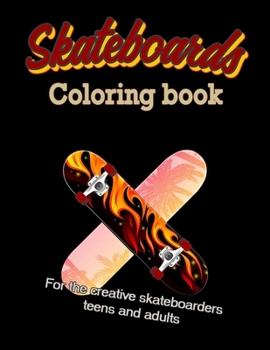 Paperback Skateboards coloring book: Skateboard coloring book
