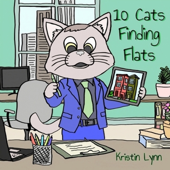 Paperback 10 Cats Finding Flats Book