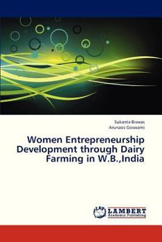 Paperback Women Entrepreneurship Development Through Dairy Farming in W.B., India Book