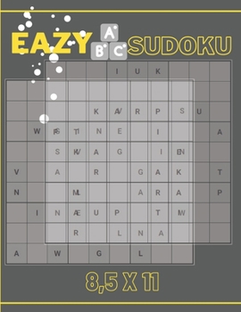 Paperback Eazy ABC Sudoku Book