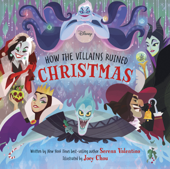 Hardcover Disney Villains: How the Villains Ruined Christmas Book