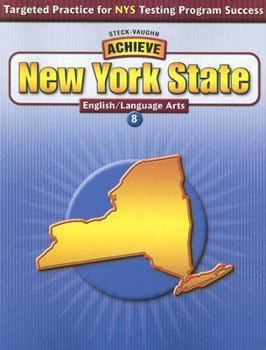 Paperback Achieve New York State English Language Arts: Grade 8 Book