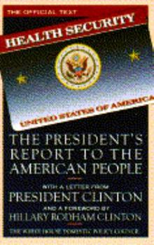 Paperback Health Security: The Presidents Report to the American People Book