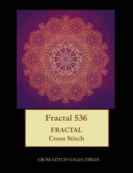 Paperback Fractal 536: Fractal cross stitch pattern [Large Print] Book